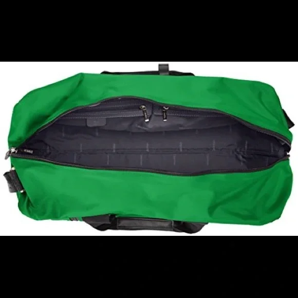 Calvin Klein-Northport 2.0 Duffel Kelly Green 20in x 12in MULTI-ZIP-LAST ONE-NWT - Picture 6 of 11